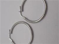 Orecchini Domar Donna Cerchi argento 925 lisci in Argento ORAR-428-280 - ORAR-428-280